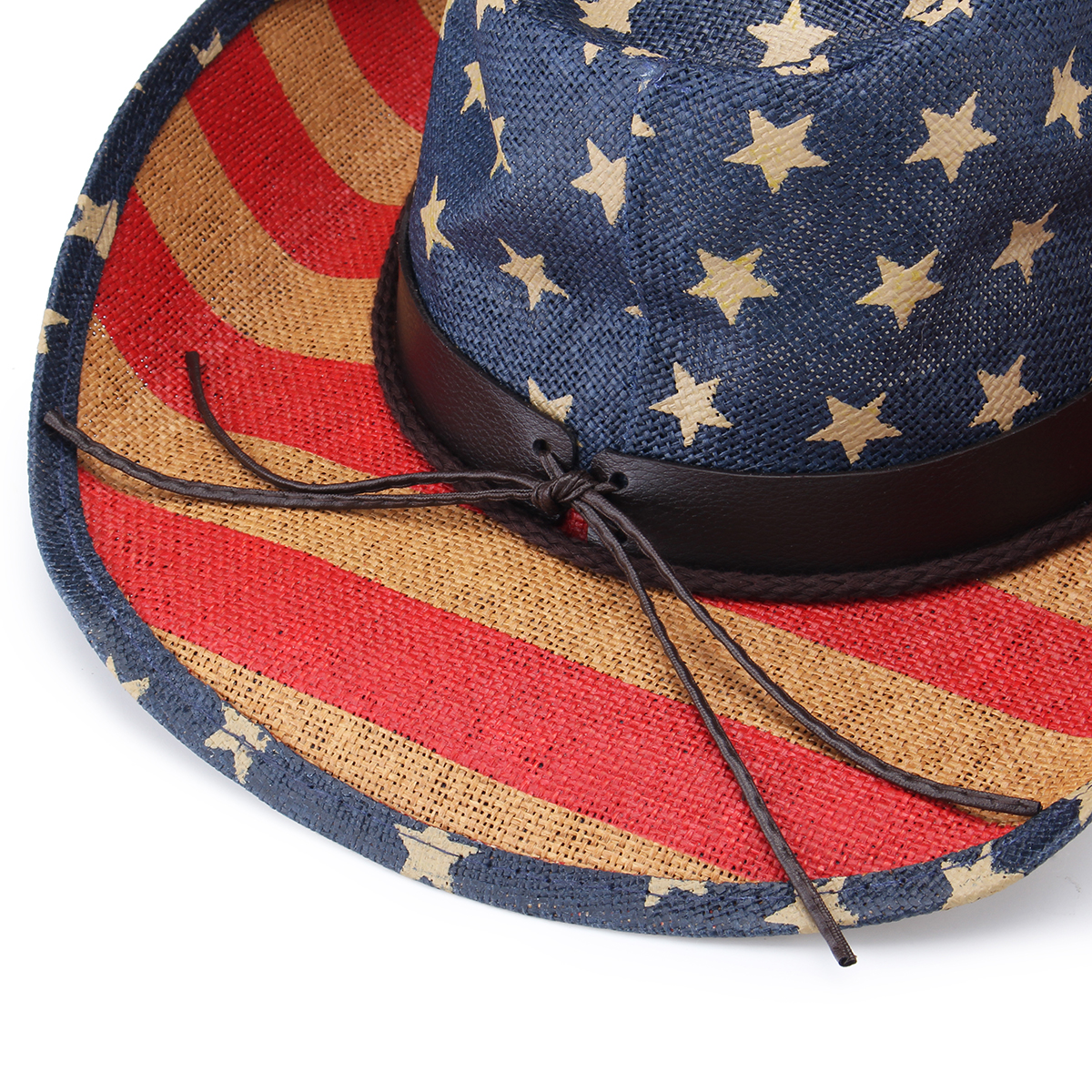 100/% HandWork Women Men Straw Western Cowboy Westworld Cowgirl Hat Sombrero Cap