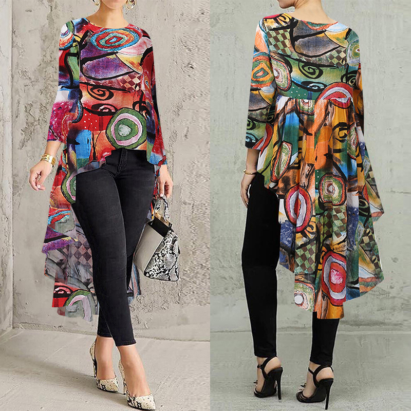high low long sleeve shirt