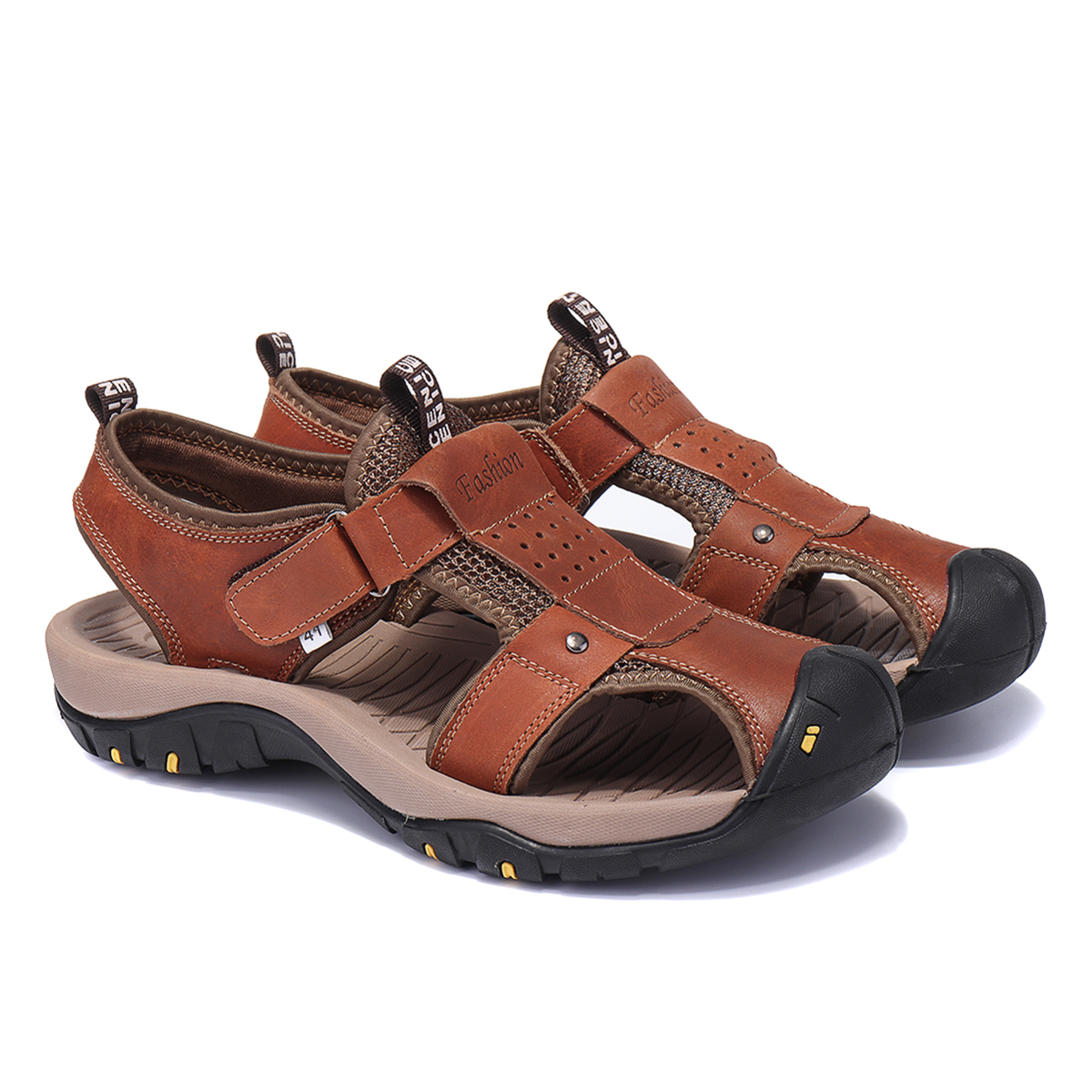 men's closed toe beach sandals