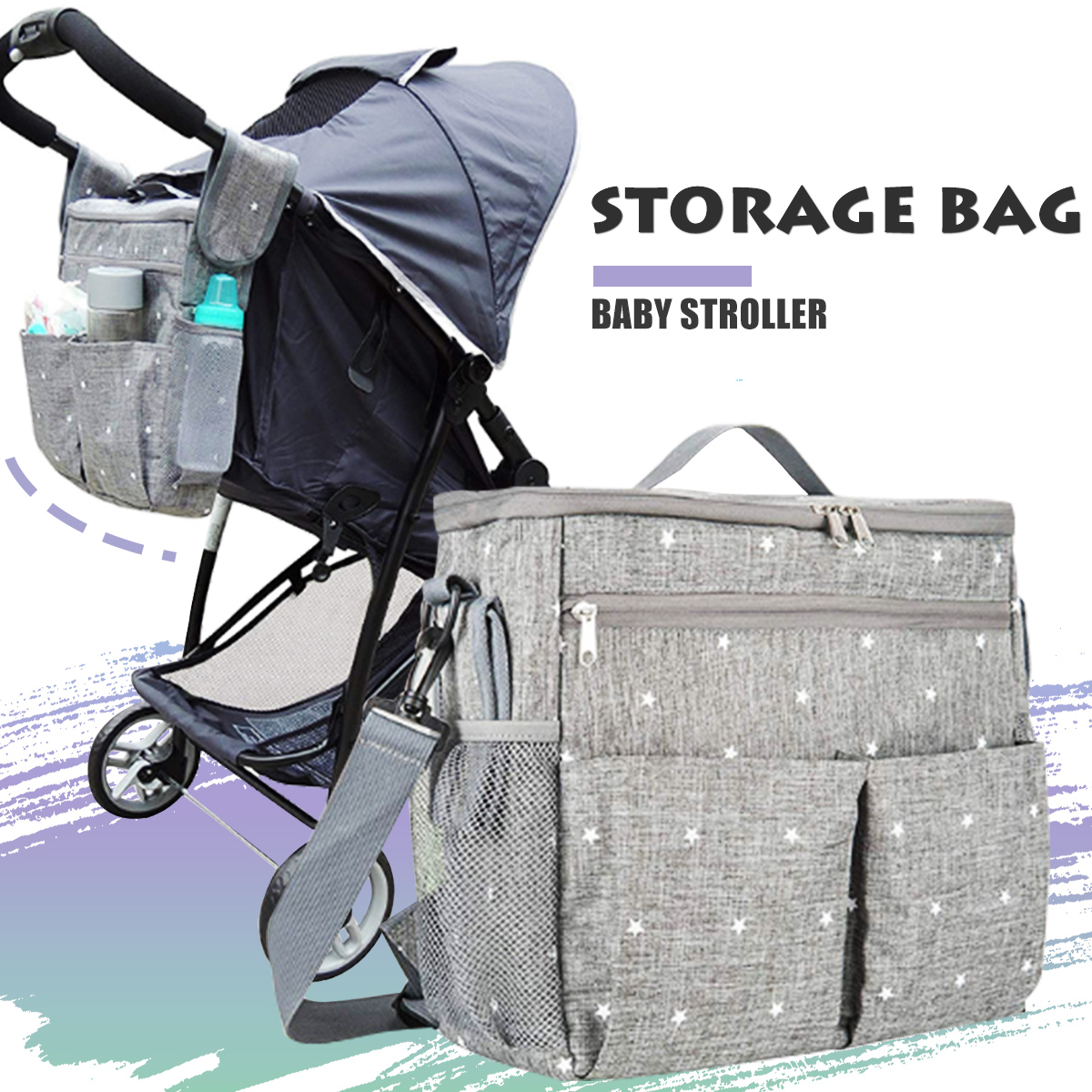 pushchair storage bag