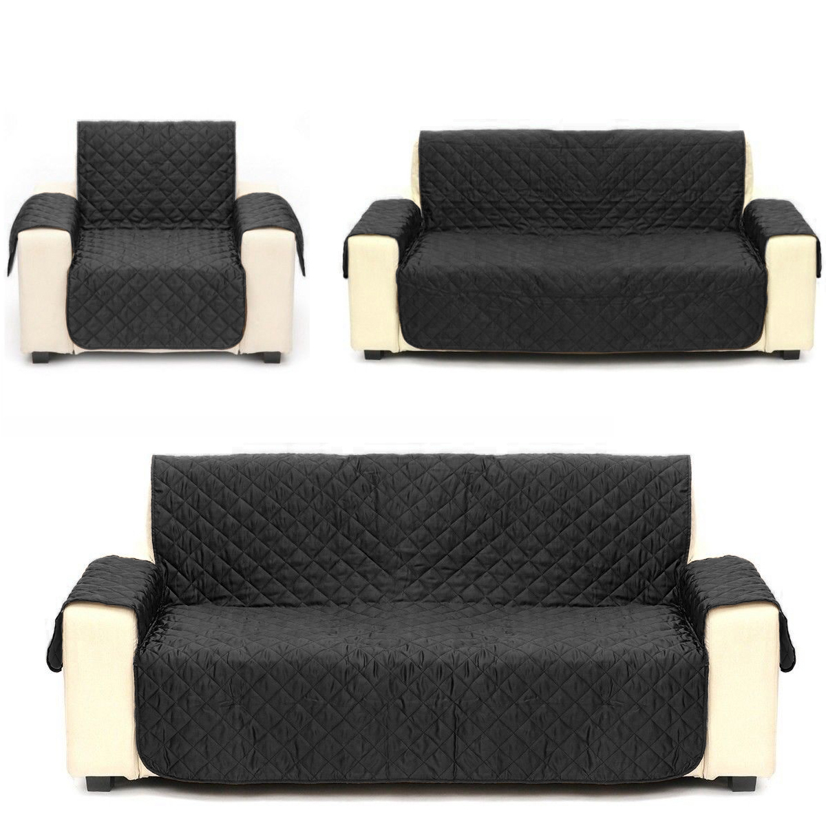 Waterproof Pet Couch Sofa Furniture Protector Cover Quilted Waterproof Pet Couch Sofa Furniture Protector Cover Quilted