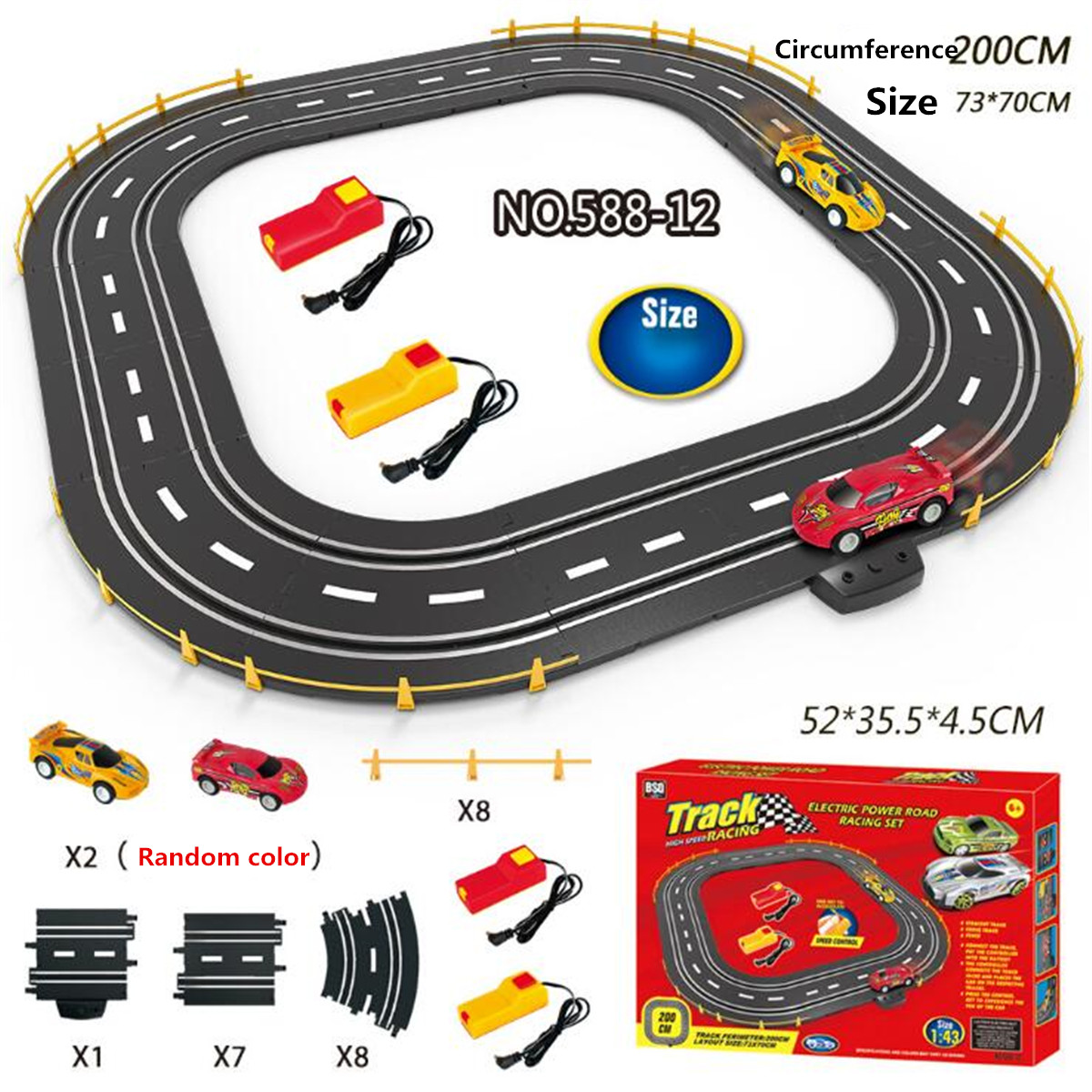1 43 Electric Racing Track Car Slot Toy Set Rail Diy Embly Details About 1 43 Electric Racing Track Car Slot Toy Set Rail Diy Embly Kids