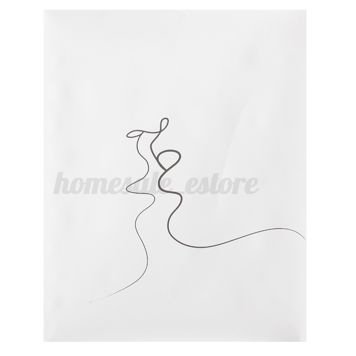 Simple Line Art Abstract : Abstract kiss simple line curve canvas print painting wall