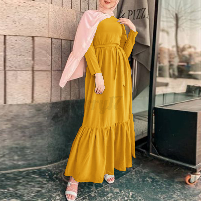 ZANZEA Muslimah Mujeres Musulmanas de manga larga a cuadros bolsillo Comprobar Floaty Kaftan túnica del vestido maxi Abaya Negro ZANZEA Muslimah Mujeres Musulmanas de manga larga a cuadros bolsillo Comprobar Floaty Kaftan túnica del vestido maxi Abaya Negro