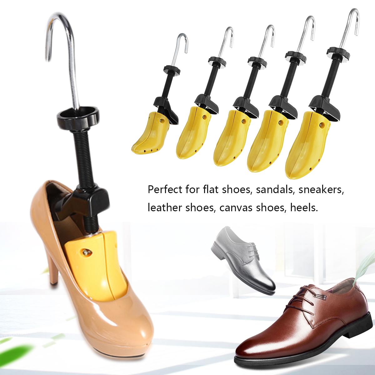 leather shoe stretcher width
