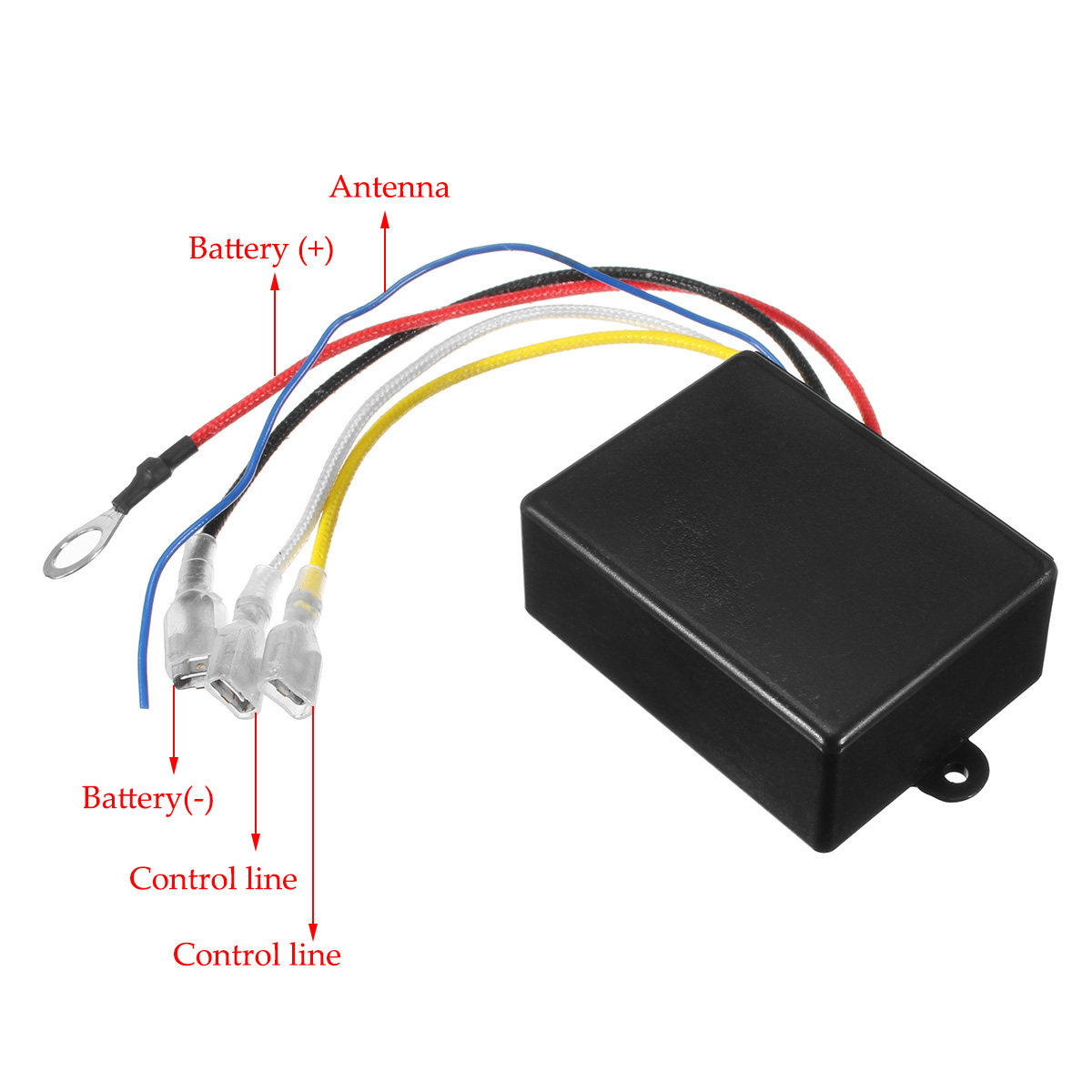 12V 500A HD Electric Contactor Winch Solenoid Twin ... understanding a size 00 contactor wiring 