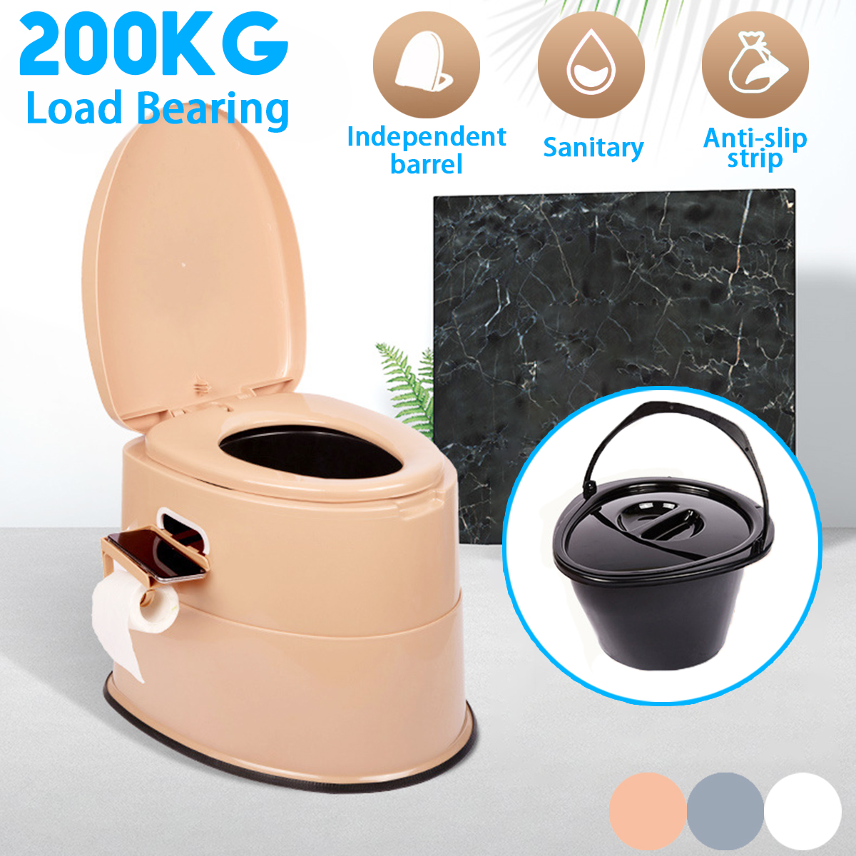 Portable Urinal Bottle Male Female Car Travel Camping Toilet Loo 1000ML HQYL