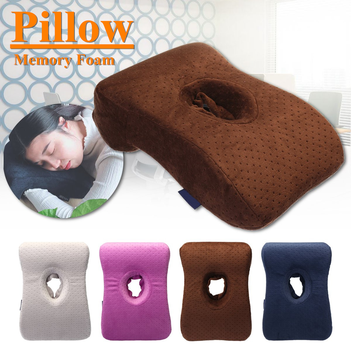 Salon Massage Memory Foam Pillow Table Cradle Face Down Pillow