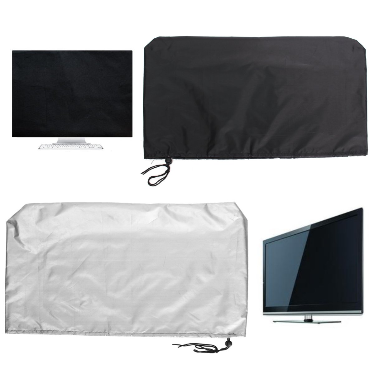 Computer Flat Screen Monitor Dust Cover LED PC TV Fit 19/'/'-21/'/' Protector