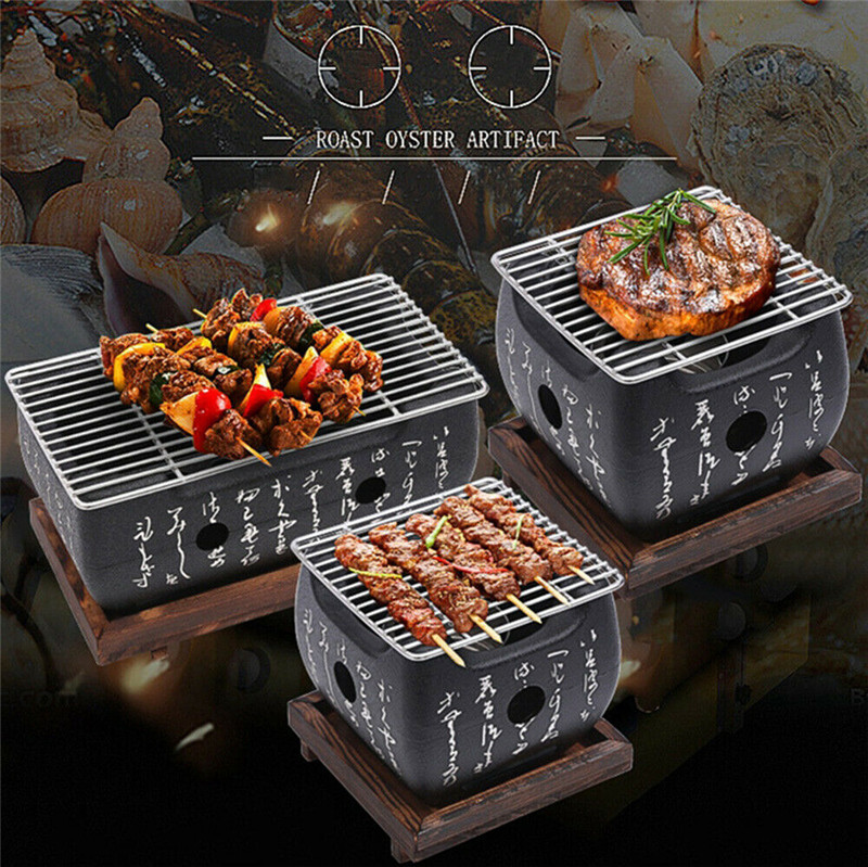 Japanese Korean Style BBQ Grill Hibachi Shichirin Charcoal Barbecue Stove  Coo | eBay