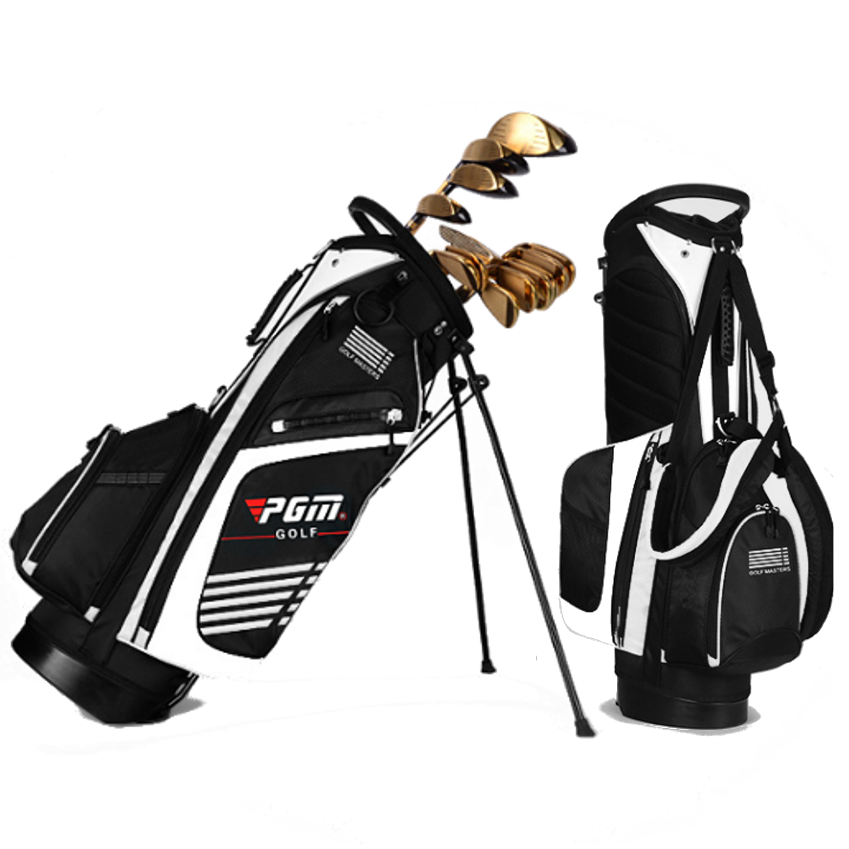 Top Divider 14 Pocket Golf Club Stand Bag Carry W Dual Strap Top Divider 14 Pocket Golf Club Stand Bag