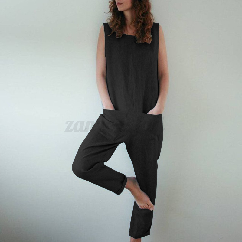 ladies cotton jumpsuits uk