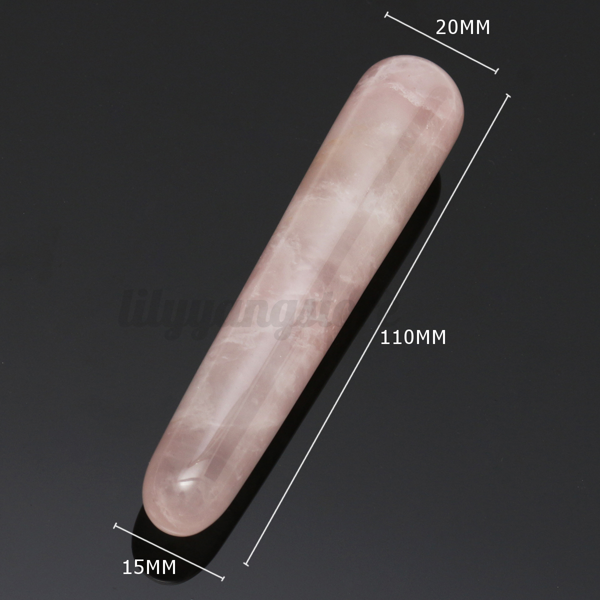 110x20mm Quartz Healing Yoni Wands 110x20mm quartz healing yoni wands