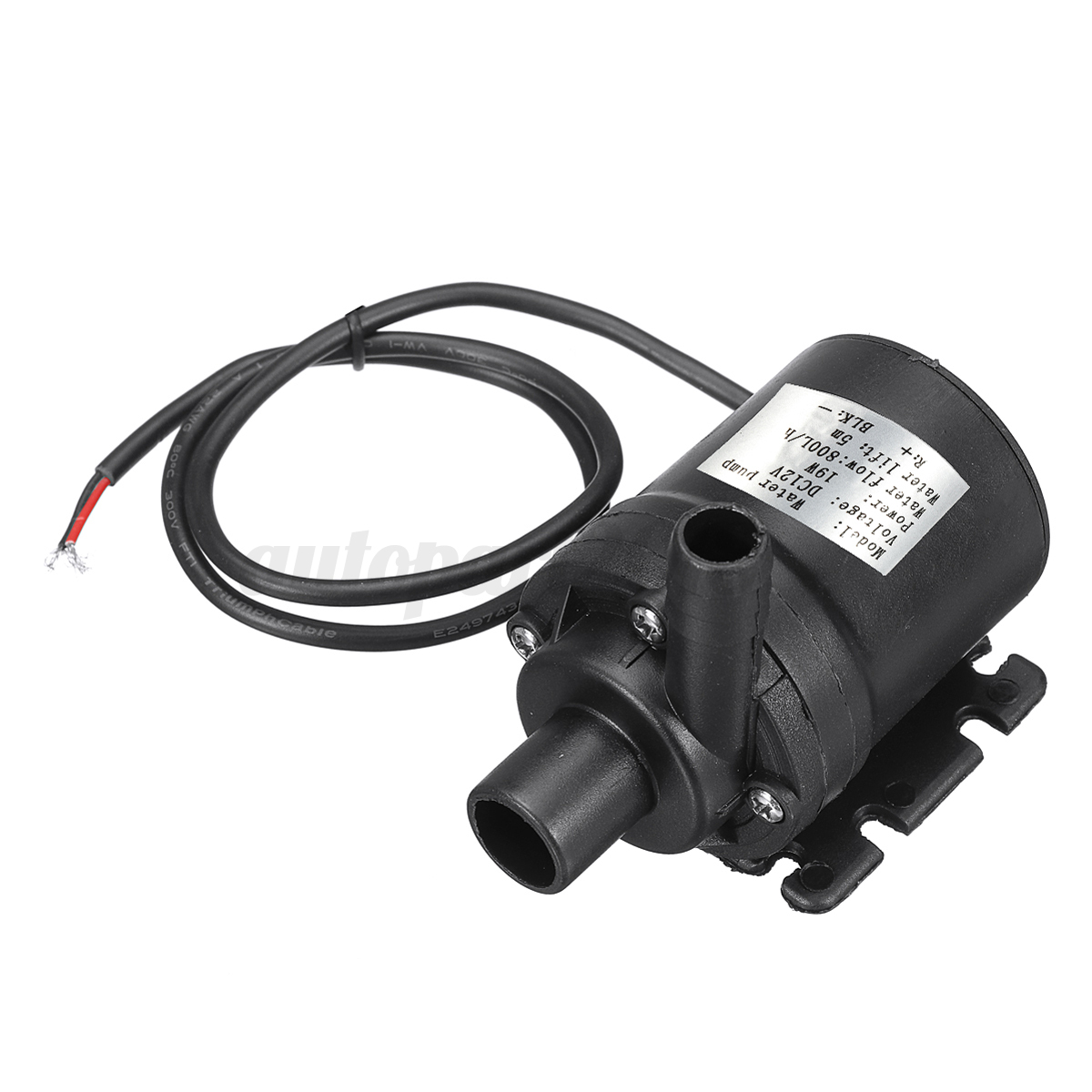 12V 24V Pompa Circolazione Acqua Calda Motore Senza Spazzole Solare 5M