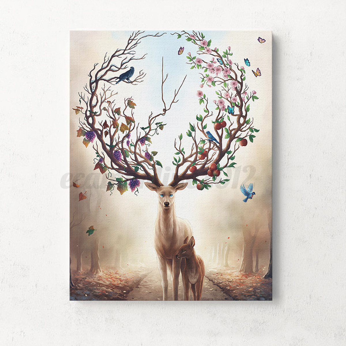 Unframed Canvas Print Deer Design Modern Home Decor Wall Art Unframed Canvas Print Deer Design Modern Home Decor