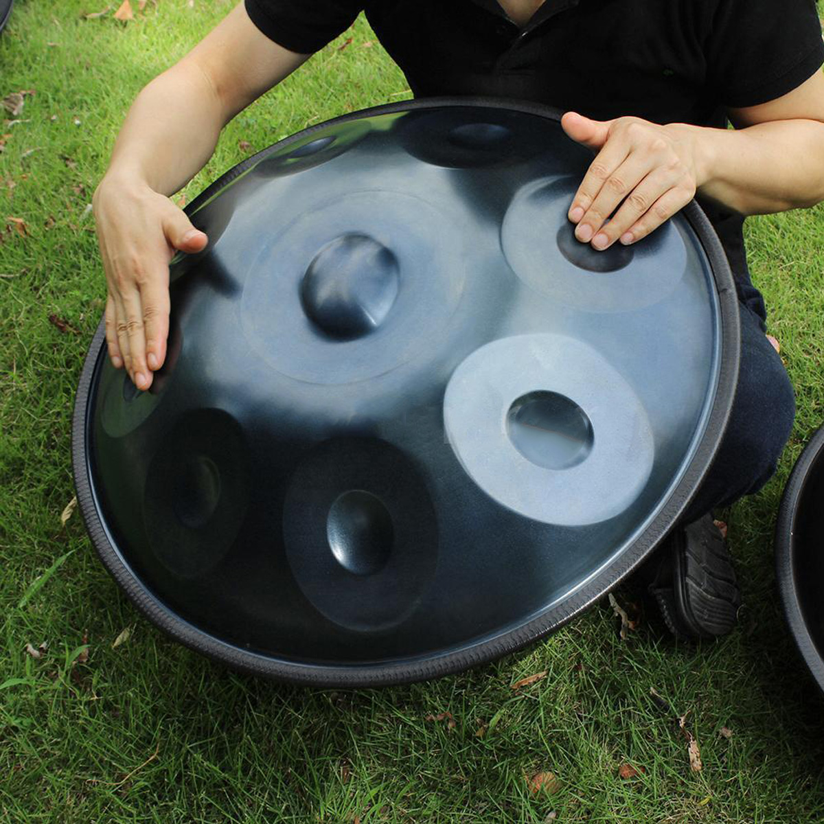 Profi 22/" Handpan 9 Töne 432hz Handpan F Major D Minor Tankdrum inkl Zubehör