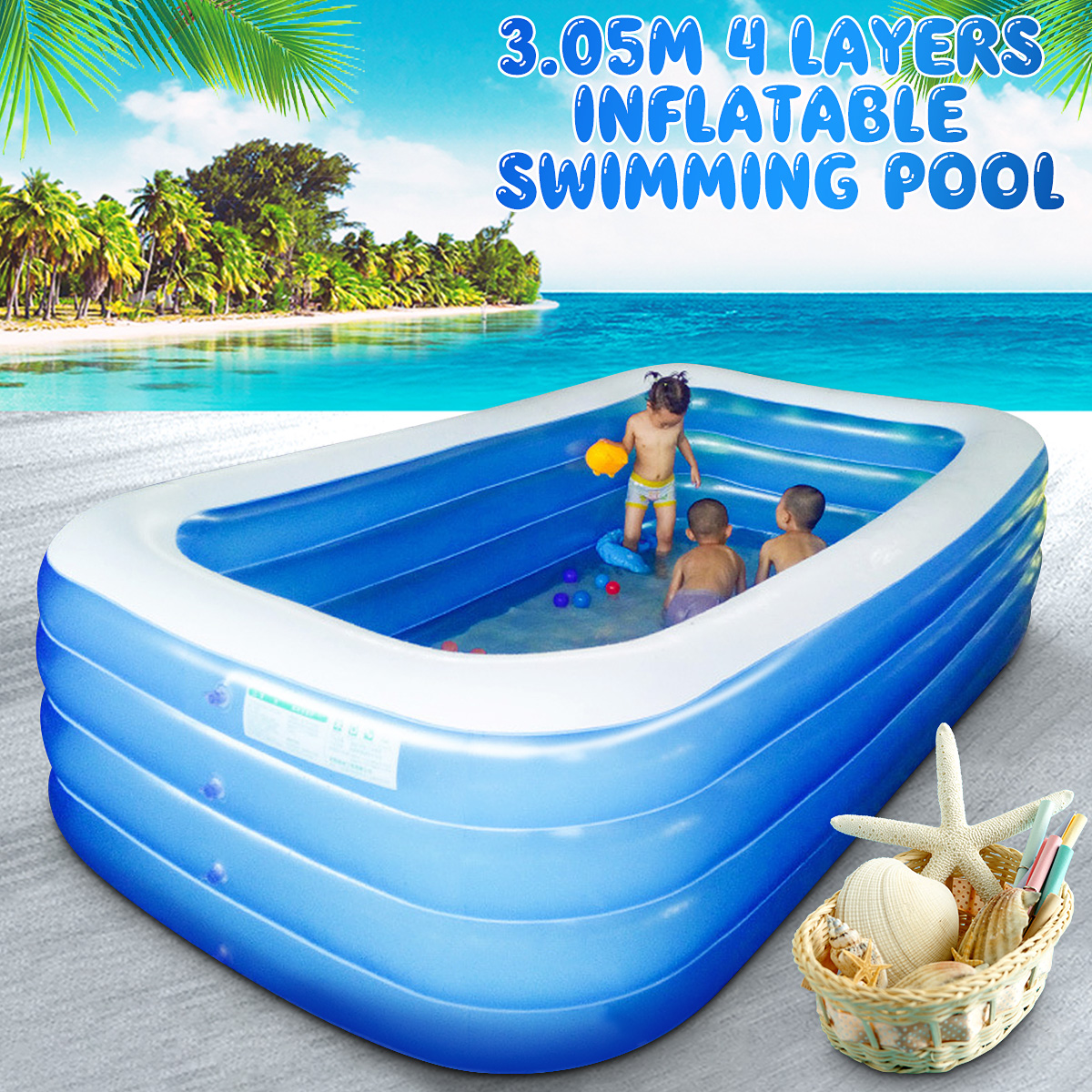 4 ft deep pool