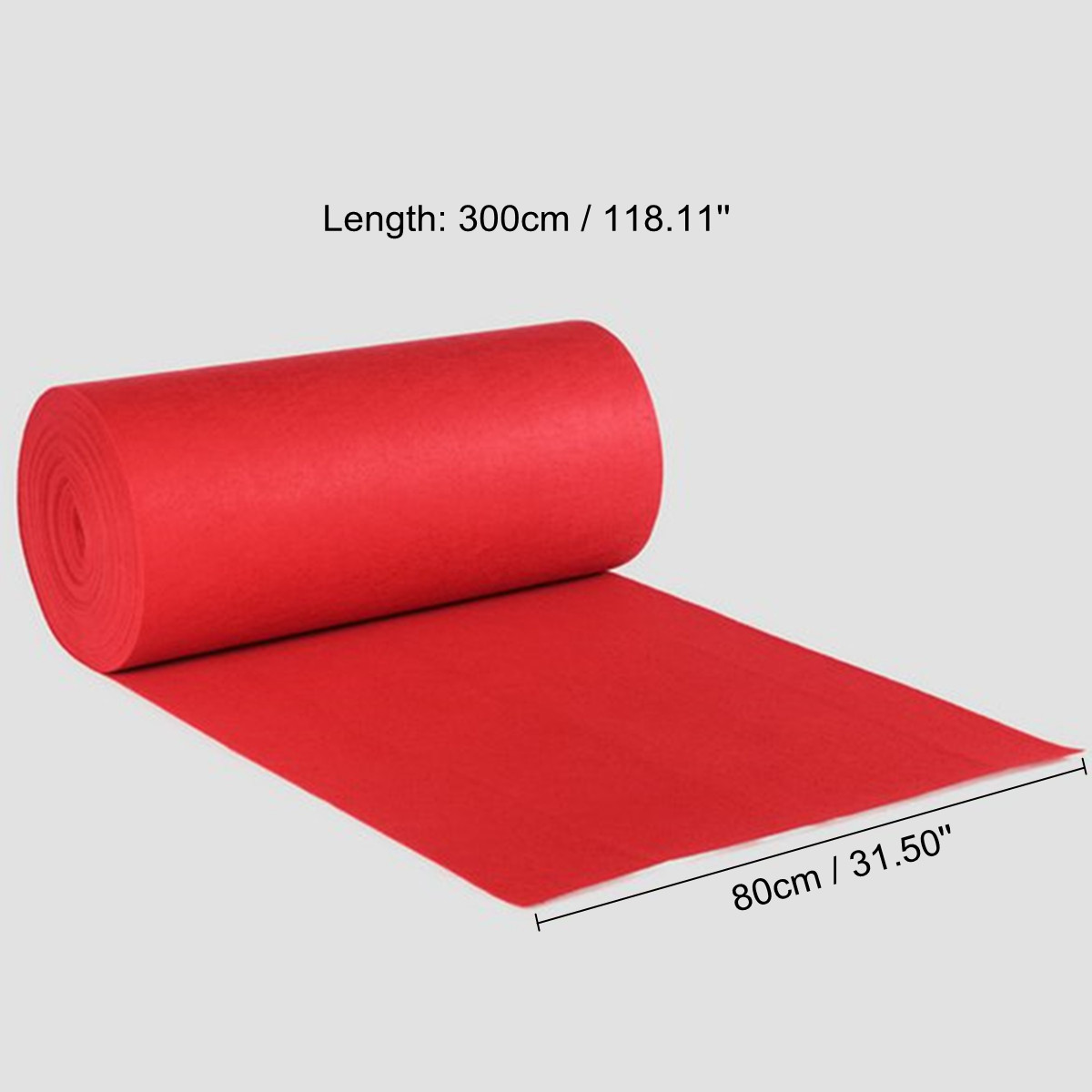 80x300cm Red Carpet Wedding Runners Aisle Floor Rug Festival Party Decoration !