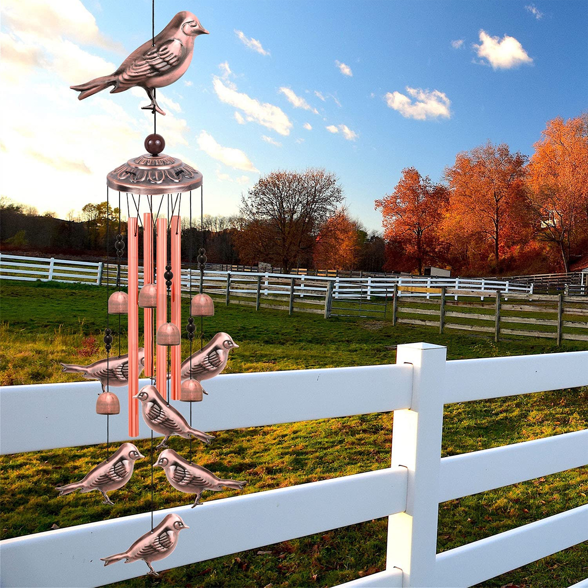 33" Wind Chimes Decor Garden Bell Yard Home Metal Tubes Hanging Ornament Outdoor 33" Wind Chimes Decor Garden Bell Yard Home Metal Tubes Hanging Ornament Outdoor