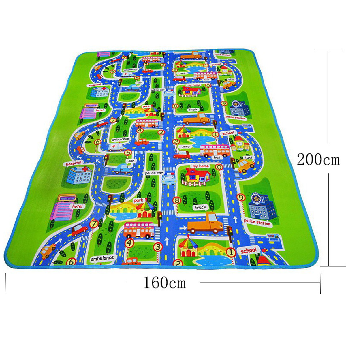 Infant Baby Kids Crawling Car City Traffic Game Floor Play Mat Rug - Infantbabykidscrawlingcarcitytrafficgame infant baby kids crawling car city traffic game floor play mat rug - infantbabykidscrawlingcarcitytrafficgame