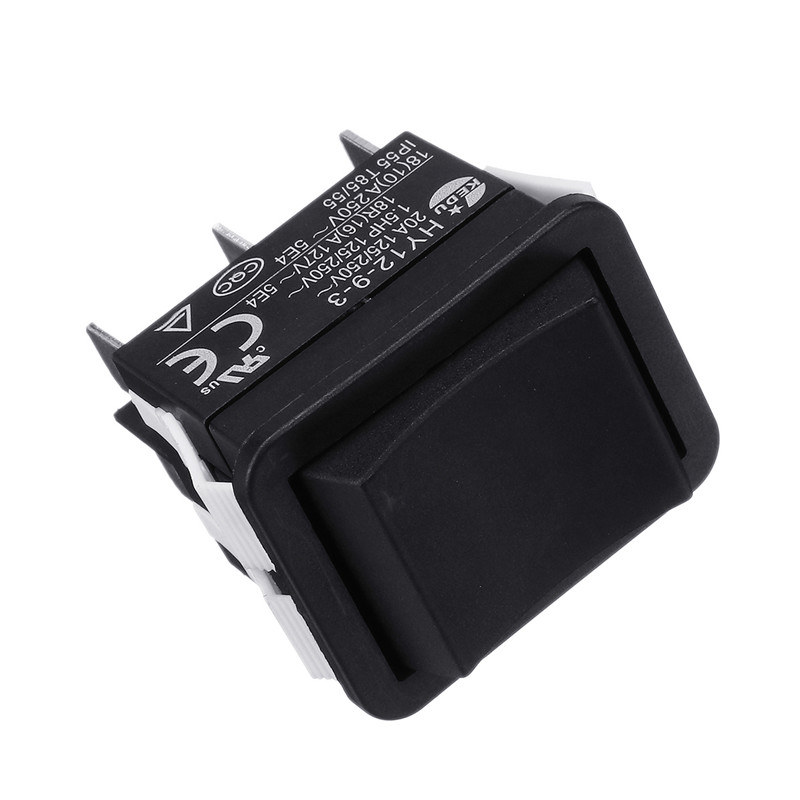KEDU HY12-9-3 6 Pins Industrial Electric Rocker Switch 125V Pushbutton Switches