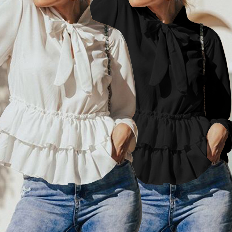 frill ruffle blouse