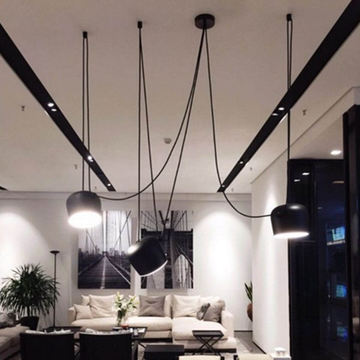 Modern Style Deckenleuchte Lampe Aim Pendelleuchte Hängeleuchte Lampenfassun