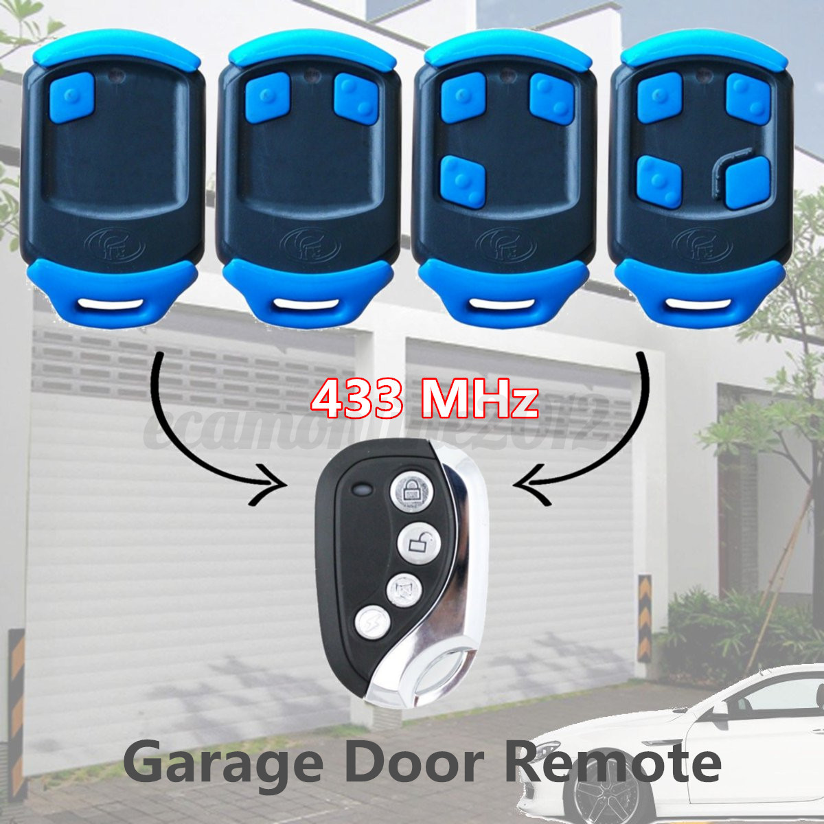 For 433 Mhz Centsys Centurion Nova Blue Gate Garage Remote Control Detail Image