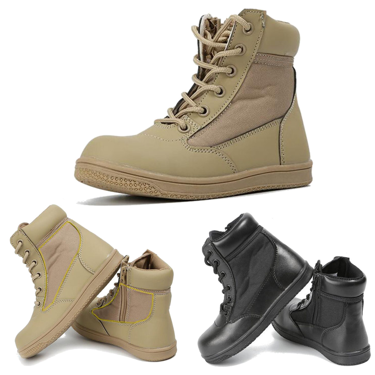 Kids Child US Army SWAT Tactical Combat Boots Boys Girls Military Outdoor Shoes