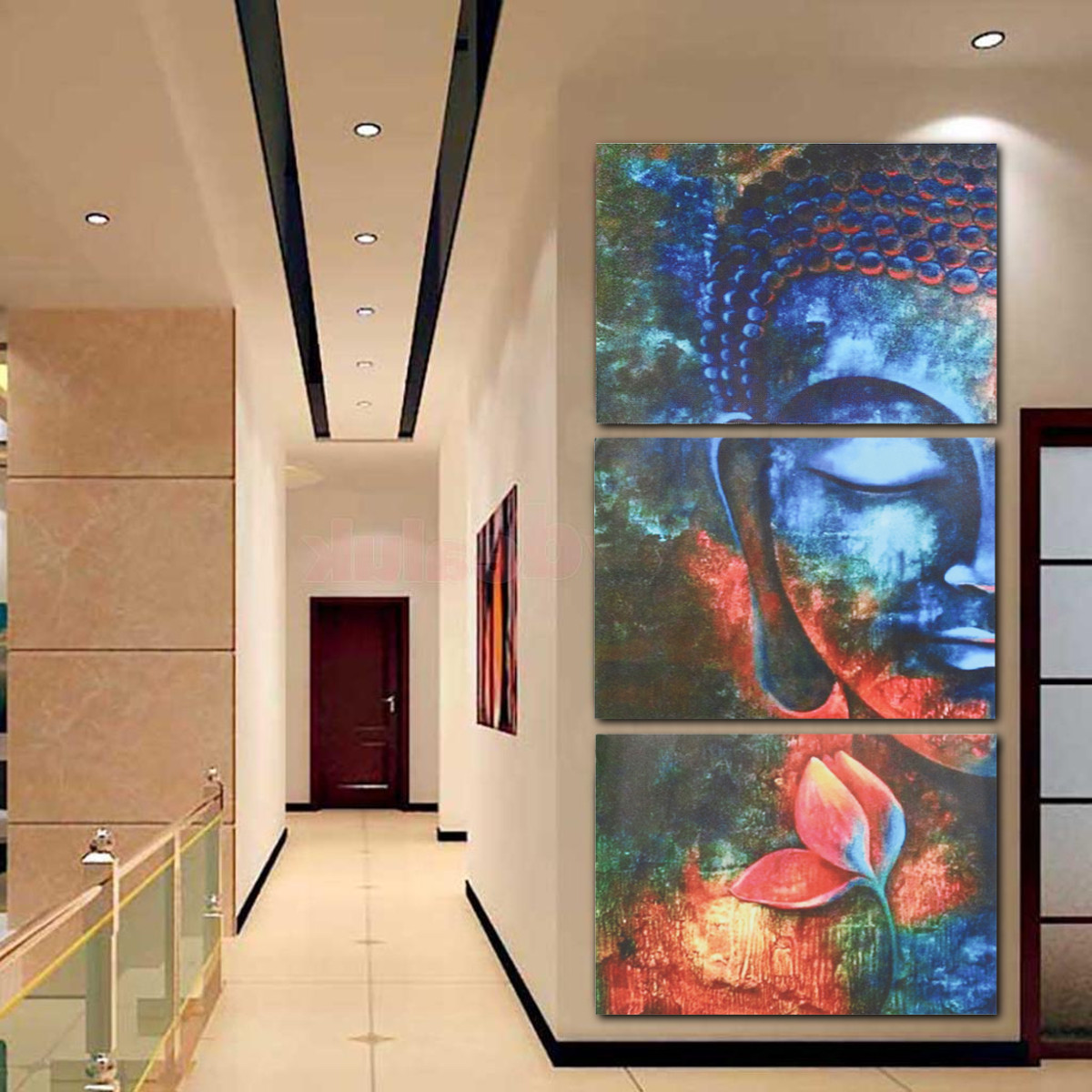 Details About Large Canvas Modern Art Oil Painting Prints Wall Decor Buddha Unframed