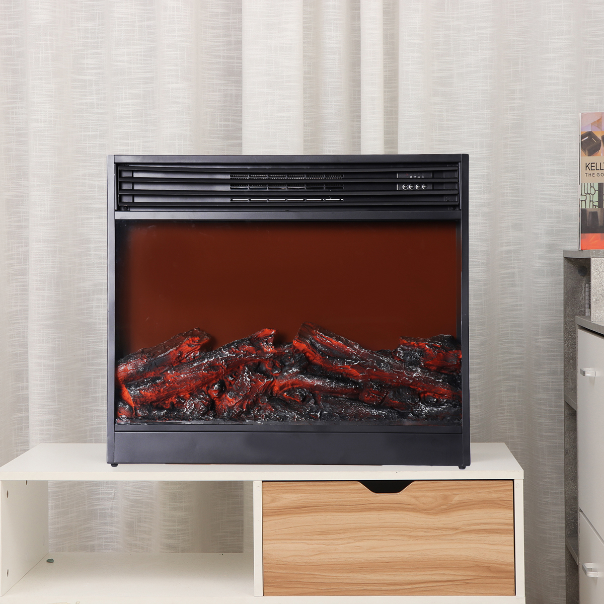 Elektrische Eingebettete Kaminheizung Kleiner ferngesteuerter heißer