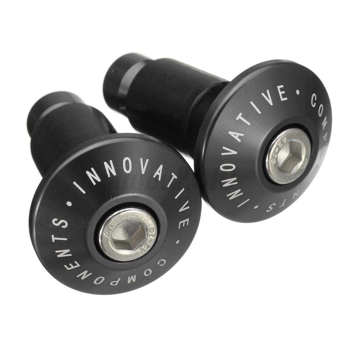 One Pair Bike Bicycle Aluminum Handlebar Grips Handle Bar Cap End Plugs