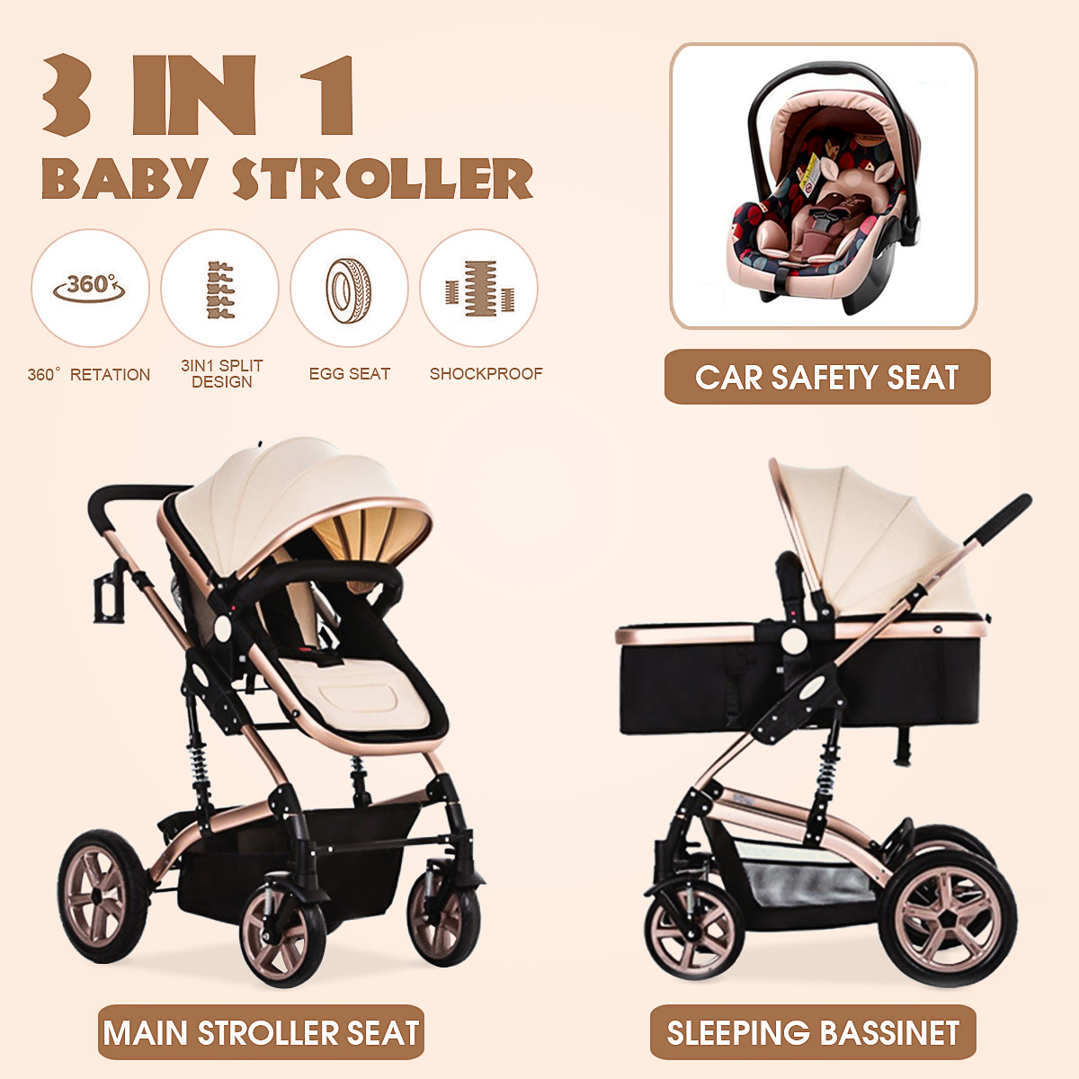 egg 3 in 1 travel system