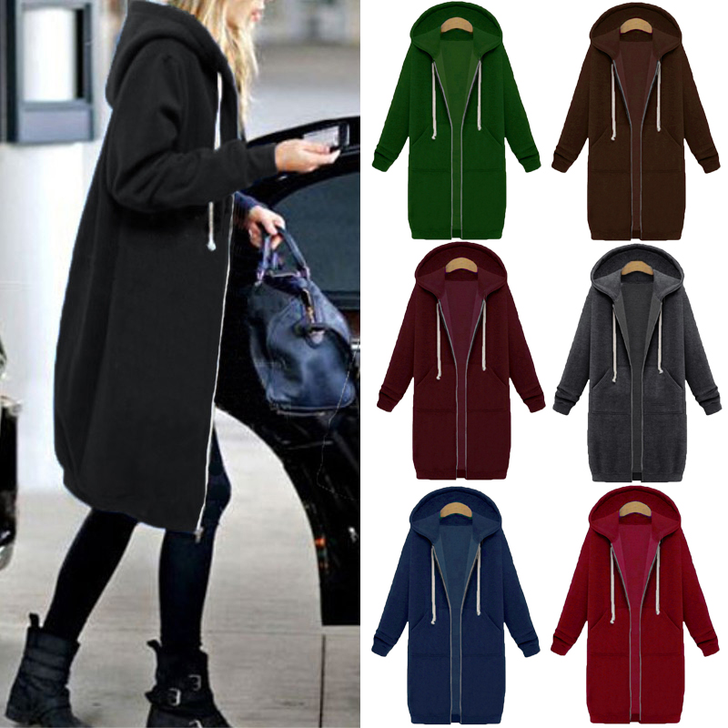 long sweatshirt coat