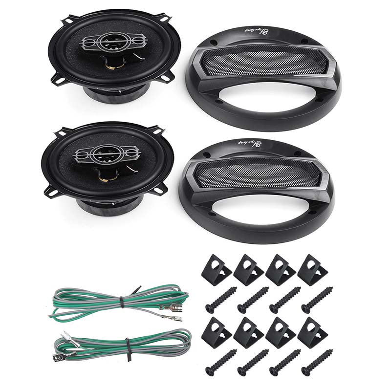 12V 5/" 400W 4-Way High Quality 92db Car Audio Speaker Coaxial SubWoofer Horn New