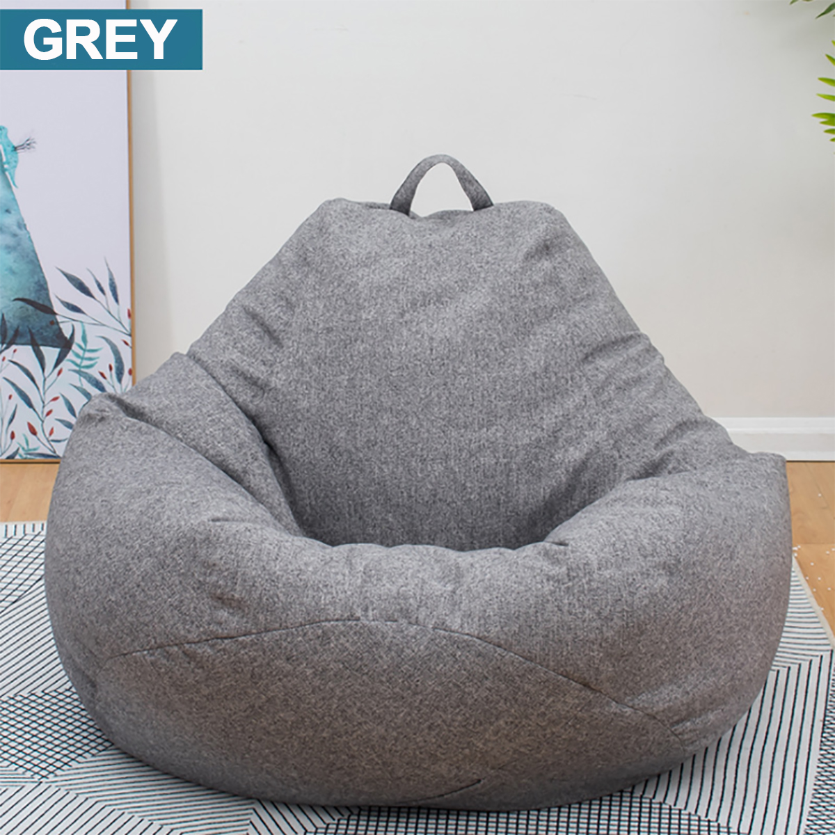 Large Comfy Beanbag Teen Bean Bag Chair Kids Seat Adult Lounger