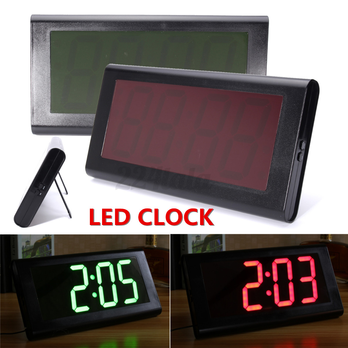 3d Modern Digital Large Led Light Desk Wall Clock Display Watch Home 3d Modern Digital Large Led Light Desk Wall Clock Display Watch Home Decoration