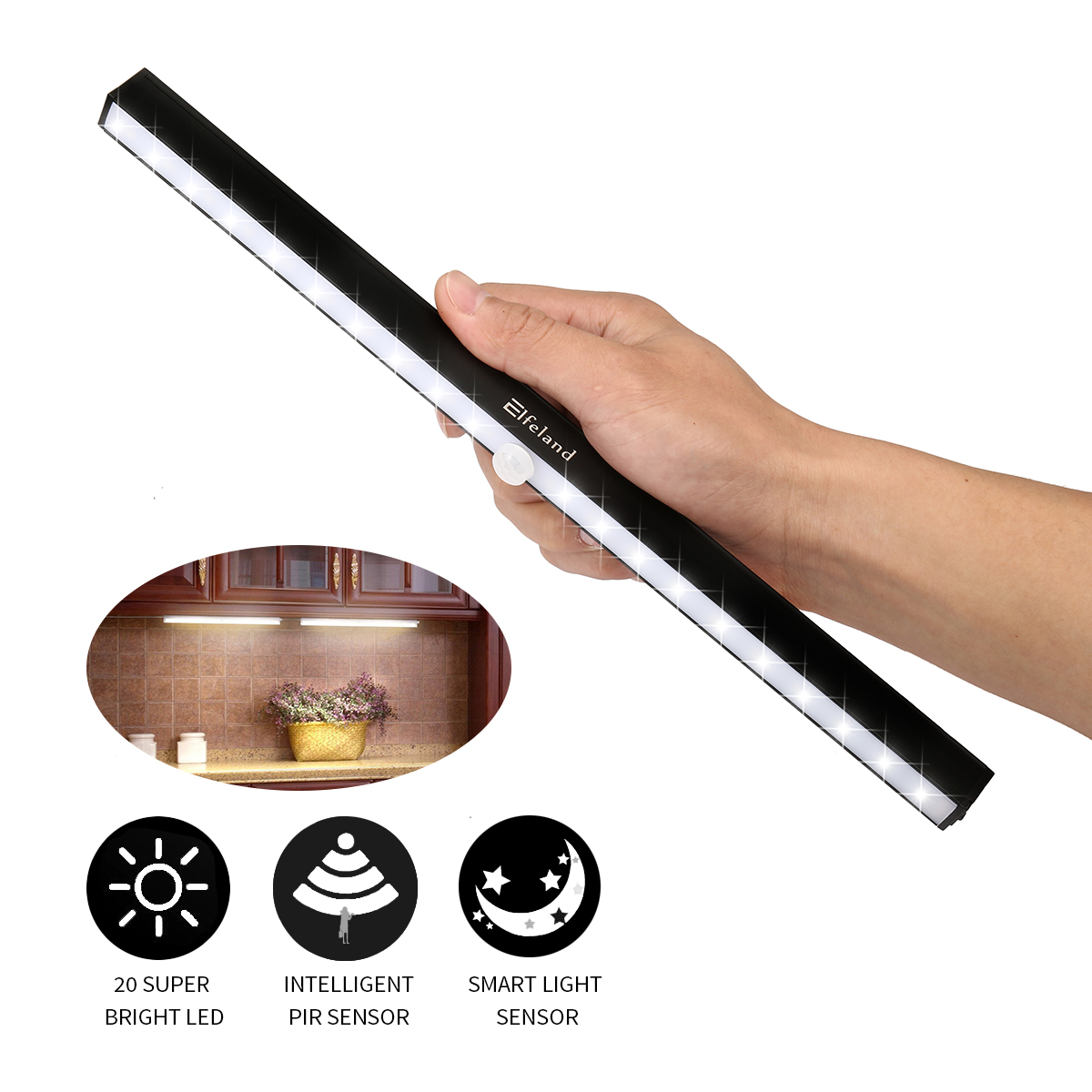 New Arrival Wireless Automatic Functional Led Magnetic Sensor