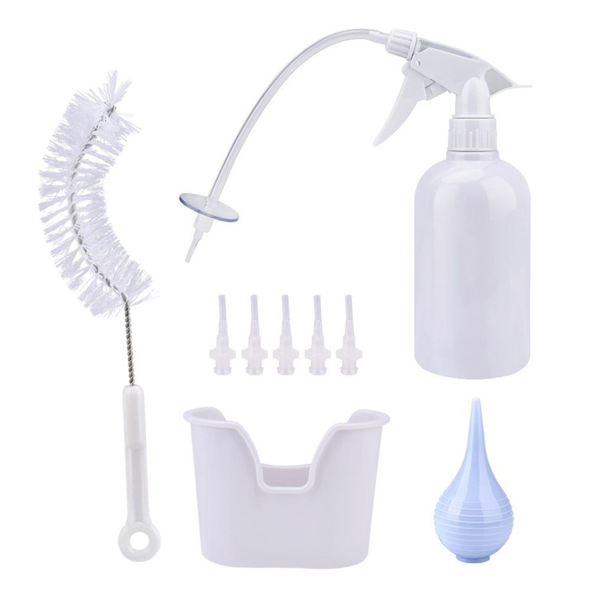 Ear Wax Remover Cleaning Set Washer Bottle Basin 5 Replacement Tip
