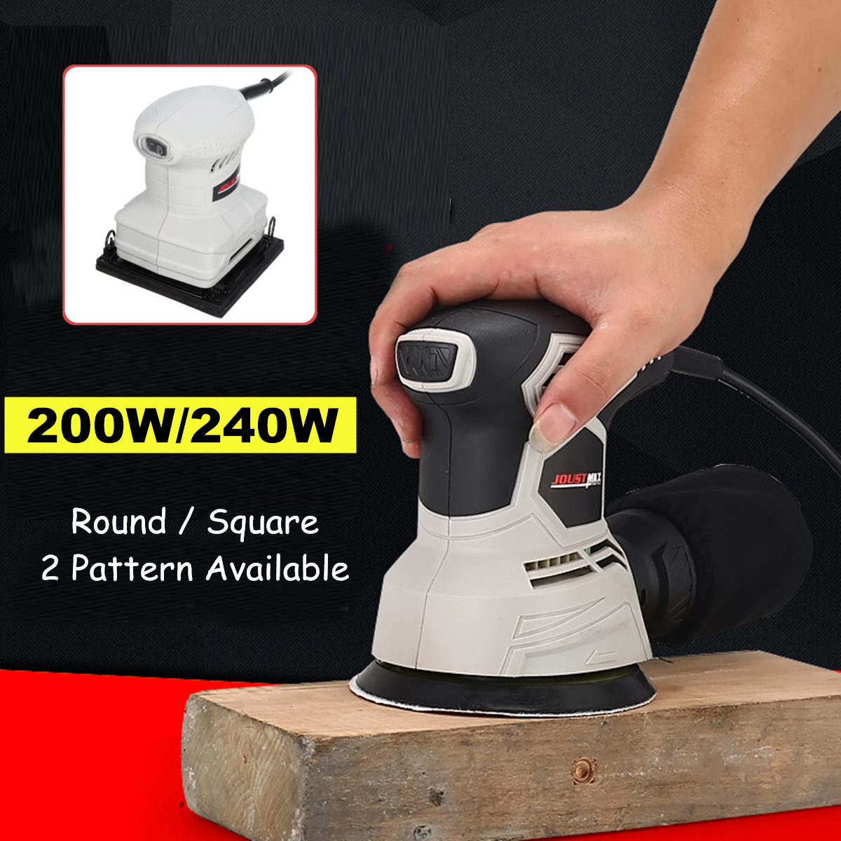 220v Electric Sander Furniture Wood Metal Paint Grinder Buffer Detail Image