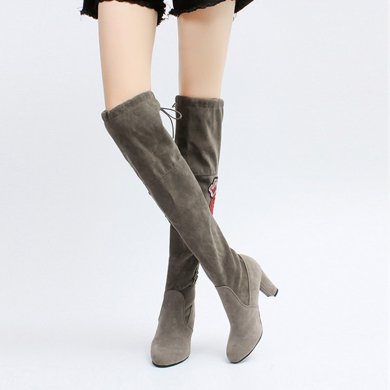 over the knee high heel boots near me