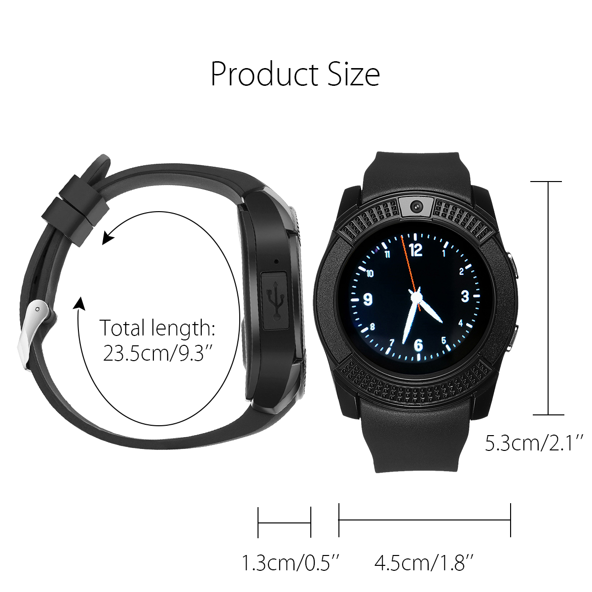 smart watch v8s