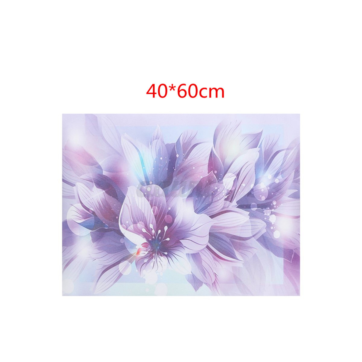 Purple Flower Canvas Oil Print Painting Picture Home Mural Art Decor