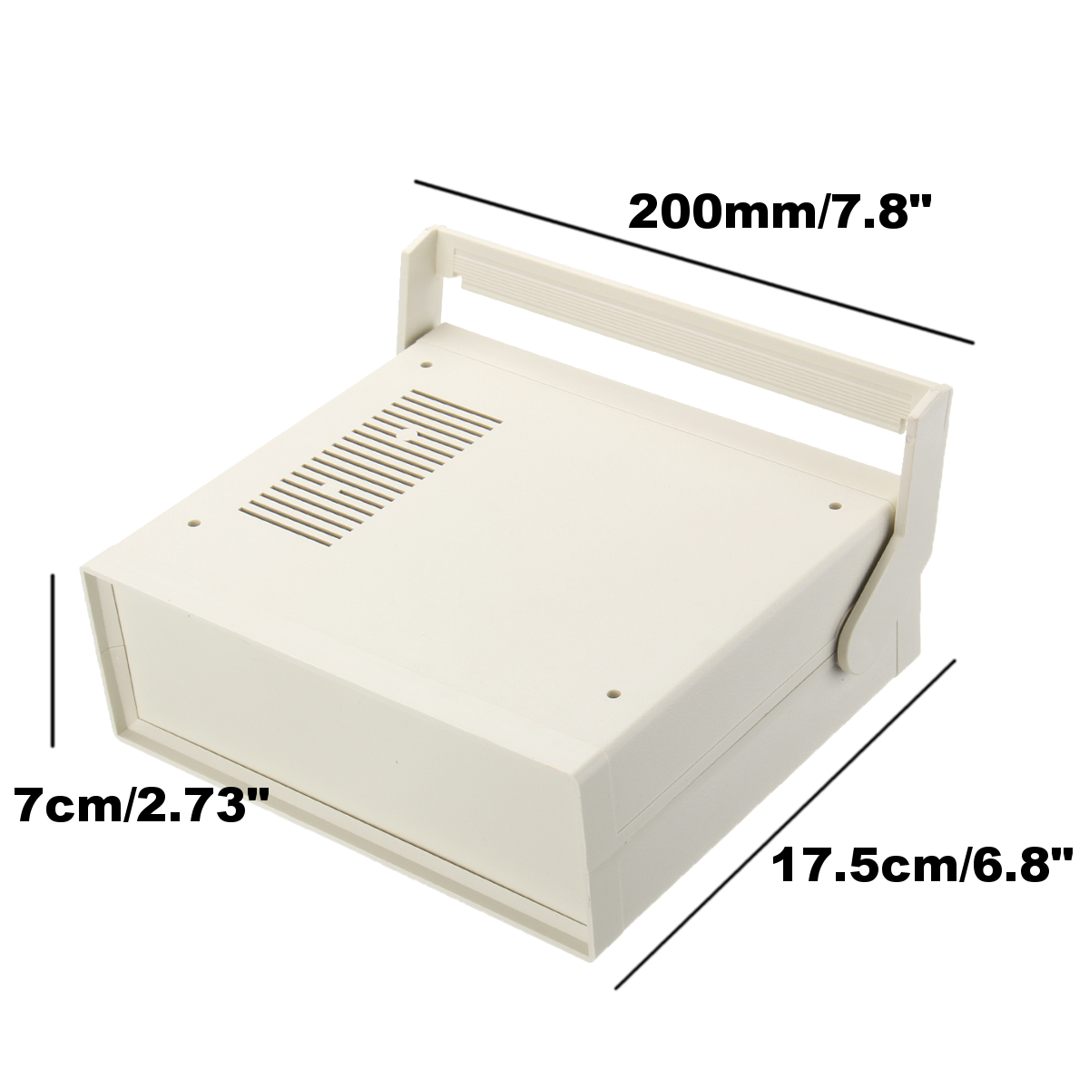 DIY Plastic Enclosure Electronics Project Case Instrument Shell Box 200x175x70mm