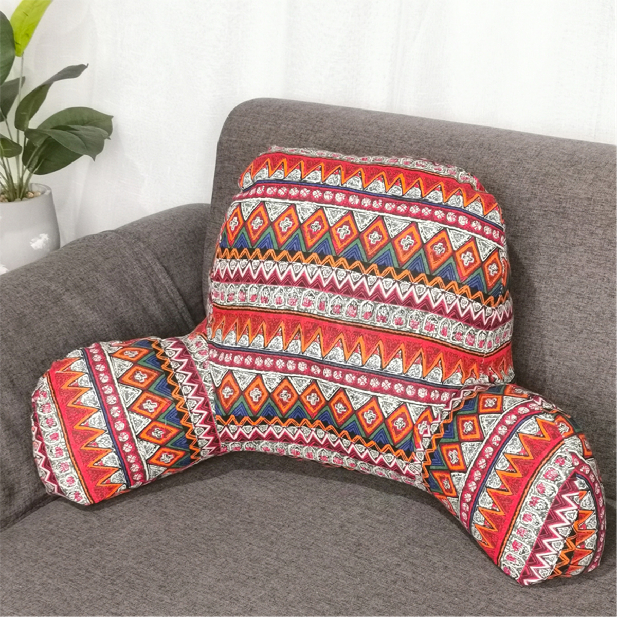 Office Reading Back Rest Pillow Lumbar Support Arm Seat ...