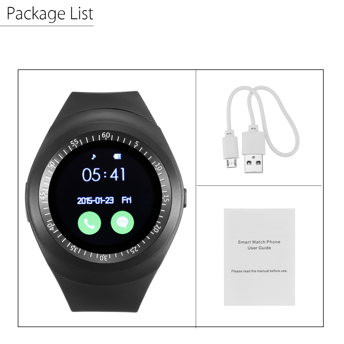 Details about Smart for android y1 Bluetooth Watch SIM Micro SD Slot Smart Watch- show original title