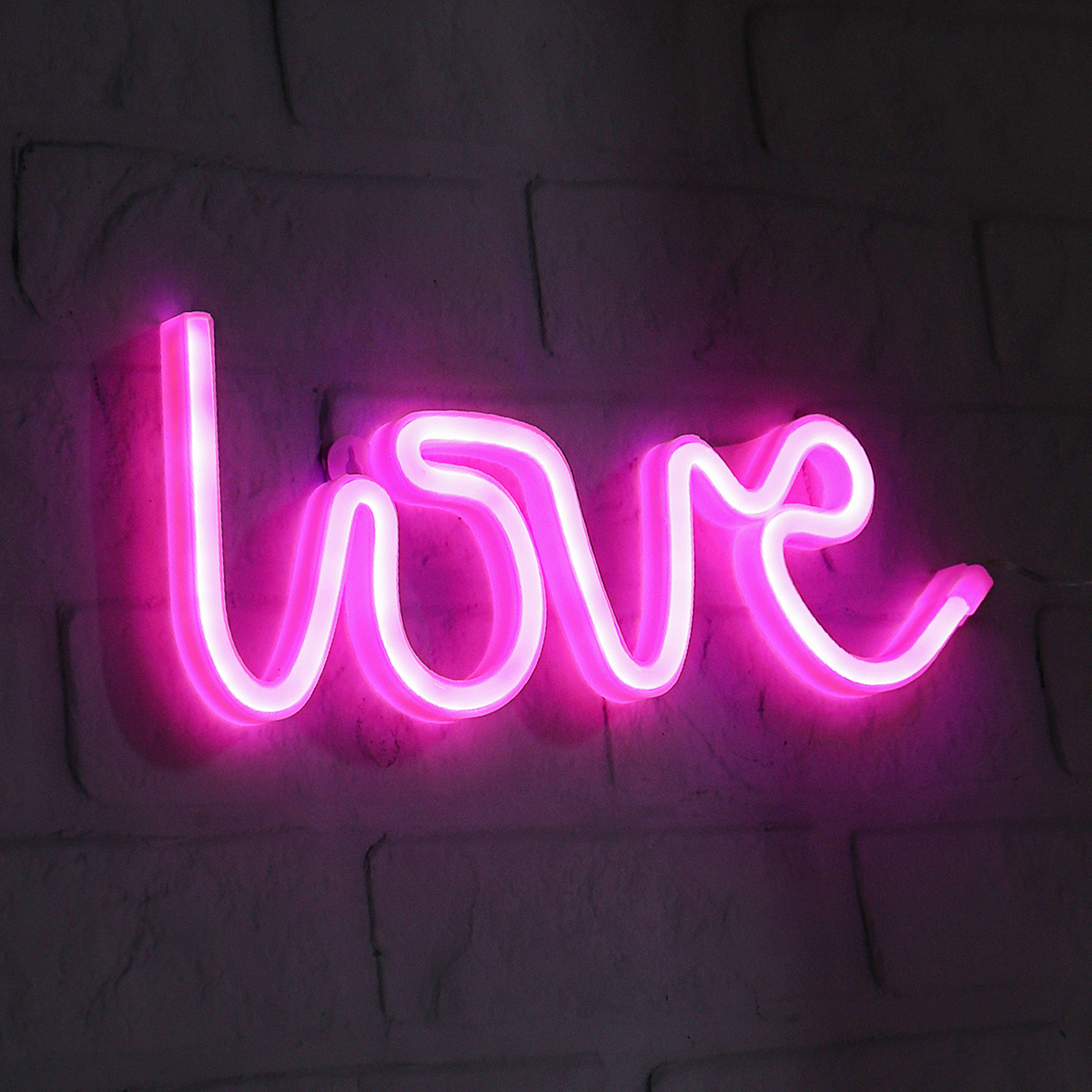 Usb Battery Neon Love Led Wall Light Home Decor Beer Bar Party Sign Usb Battery Neon Love Led Wall Light Home