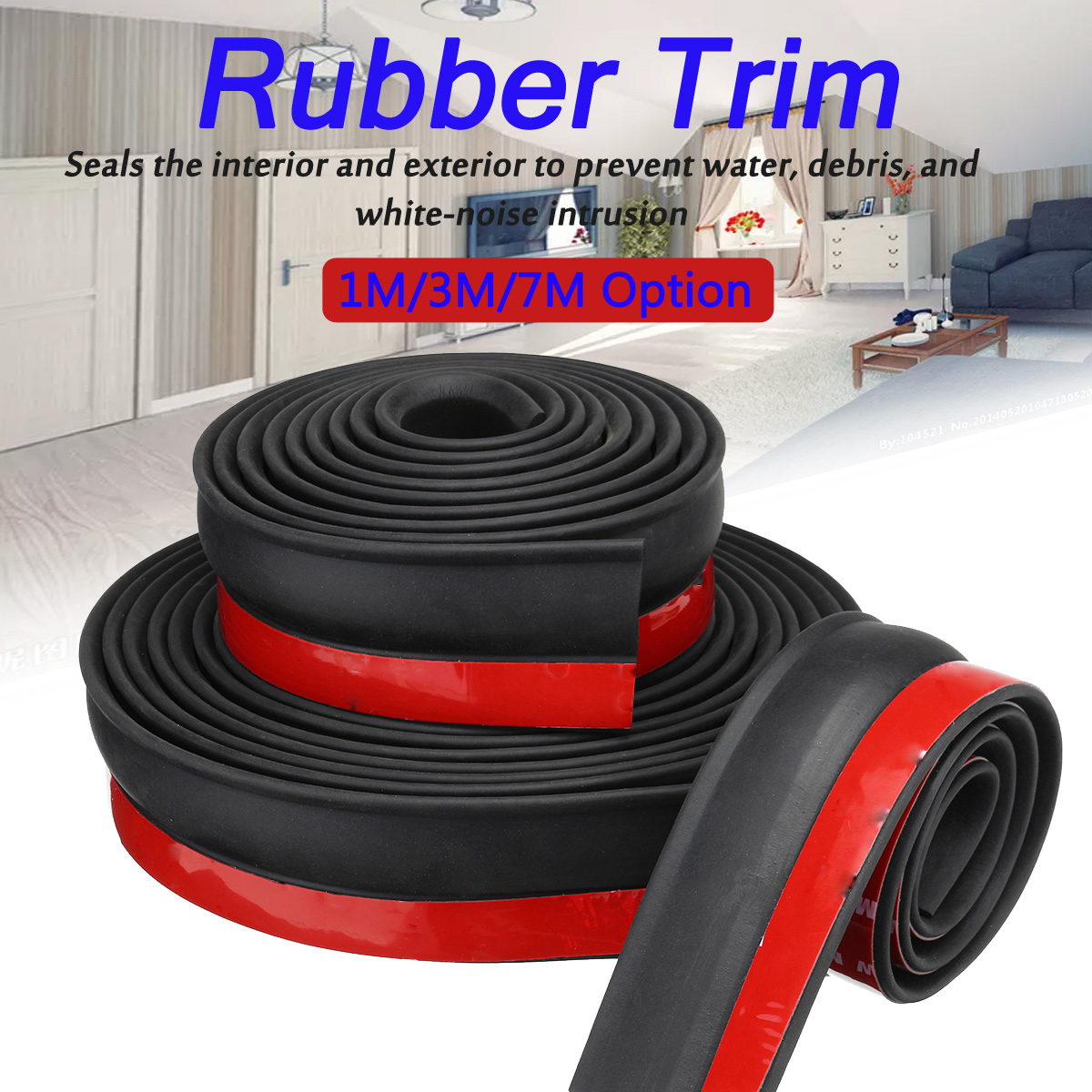 Details About 1 7m Garage Door Bottom Weather Stripping Rubber Seal Strip Replacement Door