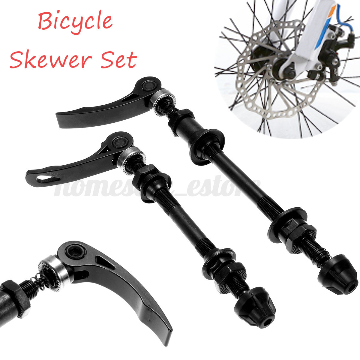 Bicycle Hub Skewers Quick Release Front Rear Hollow Shaft for MTB Road Bicycle