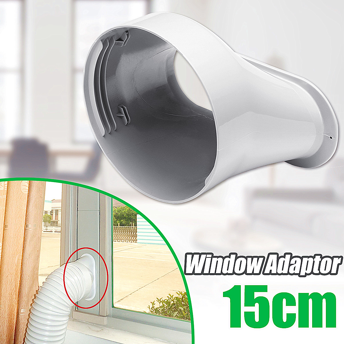 150mm / 6�� Fenster Adapter PVC für Mobil Klimagerät